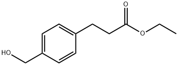 3-(4-HYDROXYMETHYL-PHENYL)-PROPIONIC ACID ETHYL ESTER Structure