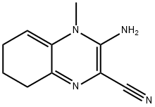 2-Quinoxalinecarbonitrile,3-amino-4,6,7,8-tetrahydro-4-methyl-(9CI) Struktur