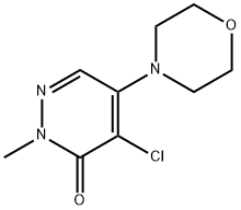 4-CHLORO-2-METHYL-5-MORPHOLINOPYRIDAZIN-3(2H)-ONE Struktur