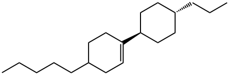 4-Pentyl-1-(4-propylcyclohexyl)-1-cyclohexene Struktur