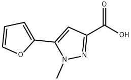 5-(2-FURYL)-1-METHYL-1H-PYRAZOLE-3-CARBOXYLIC ACID Struktur