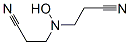 N-hydroxy-3,3'-iminodipropionitrile Struktur