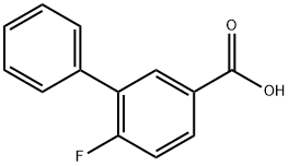 4-Fluoro-3-phenylbenzoic acid Struktur