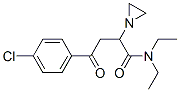 2-aziridin-1-yl-4-(4-chlorophenyl)-N,N-diethyl-4-oxo-butanamide Struktur