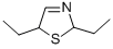 2,5-Diethyl-3-thiazoline Struktur