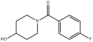 (4-Fluoro-phenyl)-(4-hydroxy-piperidin-1-yl)-Methanone, 98+% C12H14FNO2, MW: 223.25 Structure