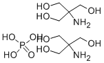 DI[TRIS(HYDROXYMETHYL)AMINOMETHANE] PHOSPHATE Struktur