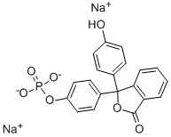 Phenolphthalein monophosphate disodium salt Struktur