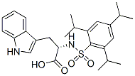 N-(2,4,6-triisopropylphenylsulfonyl)tryptophan Struktur