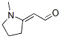 Acetaldehyde, (1-methyl-2-pyrrolidinylidene)-, (E)- (9CI) Struktur