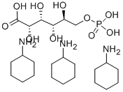 6-PHOSPHOGLUCONIC ACID CYCLOHEXYLAMMONIUM SALT Structure