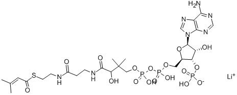 (C5:1) COENZYME A LITHIUM SALT Struktur