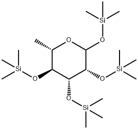 TRIMETHYLSILYL-L(+)RHAMNOSE Struktur