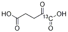 2-Oxopentanedioic Acid-13C1 Struktur