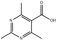 5-Pyrimidinecarboxylic acid, 2,4,6-trimethyl- (9CI) Struktur