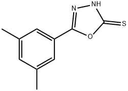 5-(3,5-DIMETHYLPHENYL)-1,3,4-OXADIAZOLE-2(3H)-THIONE Struktur