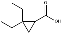 2,2-DIETHYLCYCLOPROPANECARBOXYLIC ACID Struktur