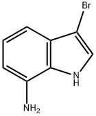 1H-Indol-7-aMine, 3-broMo- Struktur