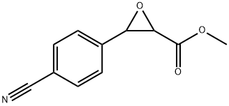 methyl 3-(4-cyanophenyl)-2-oxiranecarboxylate Struktur