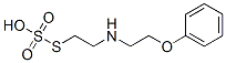 Thiosulfuric acid hydrogen S-[2-[(2-phenoxyethyl)amino]ethyl] ester Struktur