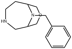 10-Benzyl-8-oxa-3,10-diaza-bicyclo[4.3.1]decane Struktur