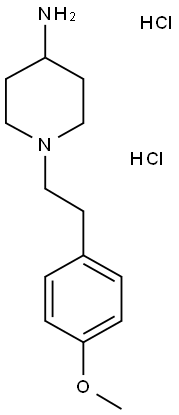 4-AMINO-1-(4-METHOXYPHENETHYL)PIPERIDINE DIHYDROCHLORIDE Struktur