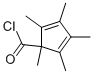 2,4-Cyclopentadiene-1-carbonyl chloride, 1,2,3,4,5-pentamethyl- (9CI) Struktur