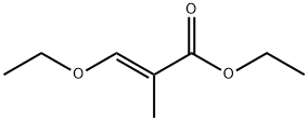 Ethyl (2E)-3-ethoxy-2-methylprop-2-enoate, Ethyl trans-3-ethoxy-2-methylacrylate Struktur