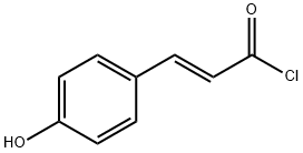 2-Propenoyl chloride, 3-(4-hydroxyphenyl)-, (2E)- Struktur