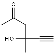 5-Hexyn-2-one, 4-hydroxy-4-methyl- (9CI) Struktur