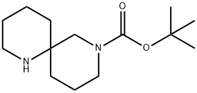 1,8-Diazaspiro[5.5]undecan-8-carboxylic acid tert-butyl ester Struktur