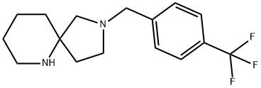 2,6-Diazaspiro[4.5]decane, 2-[[4-(trifluoroMethyl)phenyl]Methyl]- Struktur