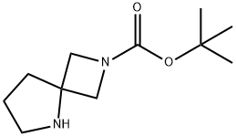 2,5-Diazaspiro[3.4]octane-2-carboxylic acid, 1,1-dimethylethyl ester Struktur