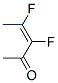 3-Penten-2-one, 3,4-difluoro-, (3Z)- (9CI) Struktur