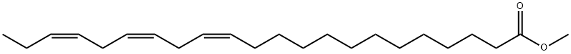 CIS-13,16,19-DOCOSATRIENOIC ACID METHYL ESTER Struktur