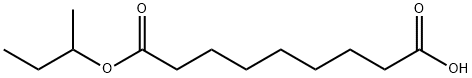 Nonanedioic acid, Mono(1-Methylpropyl) ester Struktur