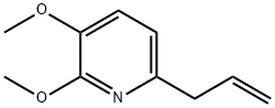 6-Allyl-2,3-dimethoxypyridine Struktur