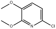 6-Chloro-2,3-dimethoxypyridine Struktur