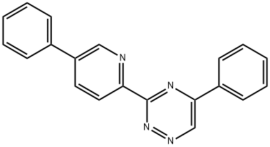 3-(4-PHENYL-2-PYRIDYL)-5-PHENYL-1,2,4-TRIAZINE Struktur