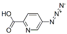 5-azidopyridine-2-carboxylic acid Struktur