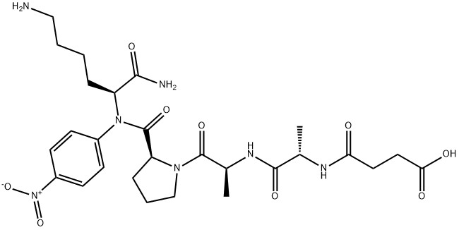 SUC-ALA-ALA-PRO-LYS-PNA Structure