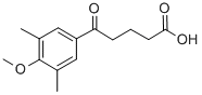 5-(3,5-DIMETHYL-4-METHOXYPHENYL)-5-OXOVALERIC ACID Struktur