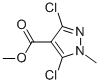 3,5-Dichloro-1-methyl-1H-pyrazole-4-carboxylic Struktur