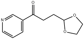 2-[3-Oxo-3-(3-pyridyl)propyl]-1,3-dioxolane Struktur