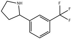 2-(3-TRIFLUOROMETHYL-PHENYL)-PYRROLIDINE Struktur