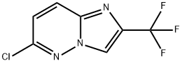 IMIDAZO[1,2-B]PYRIDAZINE, 6-CHLORO-2-TRIFLUOROMETHYL- Struktur