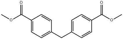 Benzoic acid, 4,4'-Methylenebis-, diMethyl ester Struktur