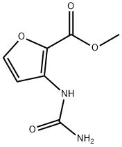 Methyl 3-ureidofuran-2-carboxylate Struktur