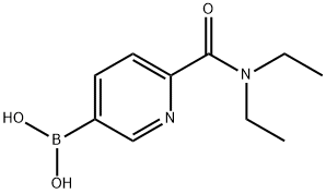 6-(DiethylcarbaMoyl)pyridine-3-boronic acid Struktur