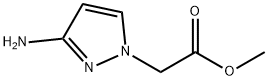 Methyl (3-amino-1H-pyrazol-1-yl)acetate Struktur